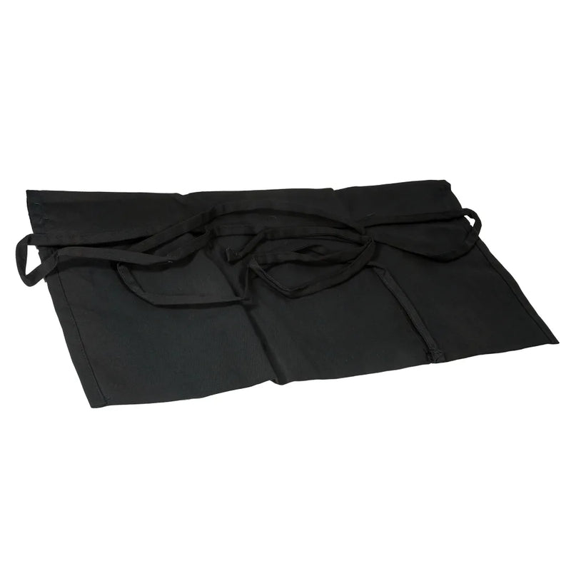 WAIST APRON 22"X12" BLACK-+