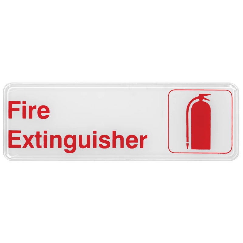 "FIRE EXTINGUISHER" SIGN-+