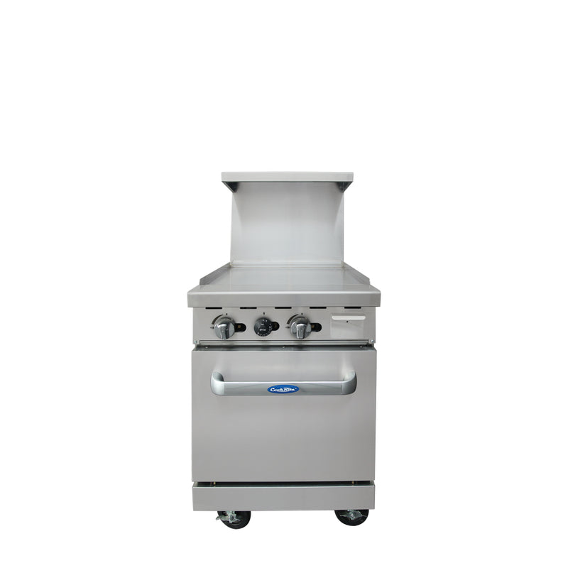 24" Wide Griddle with (1) 20" Wide Oven