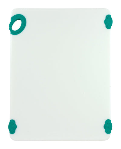 STATIKBOARD Cutting Board with Hook,15"x20"x1",Green