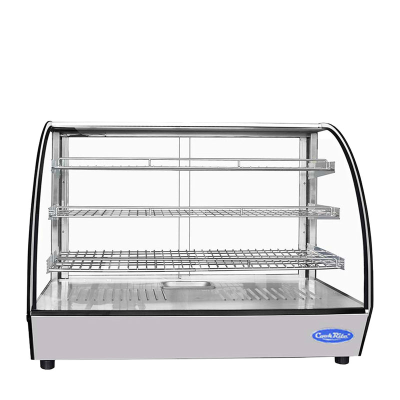 Countertop Heated Display Case, Curved (5.6 cu ft)