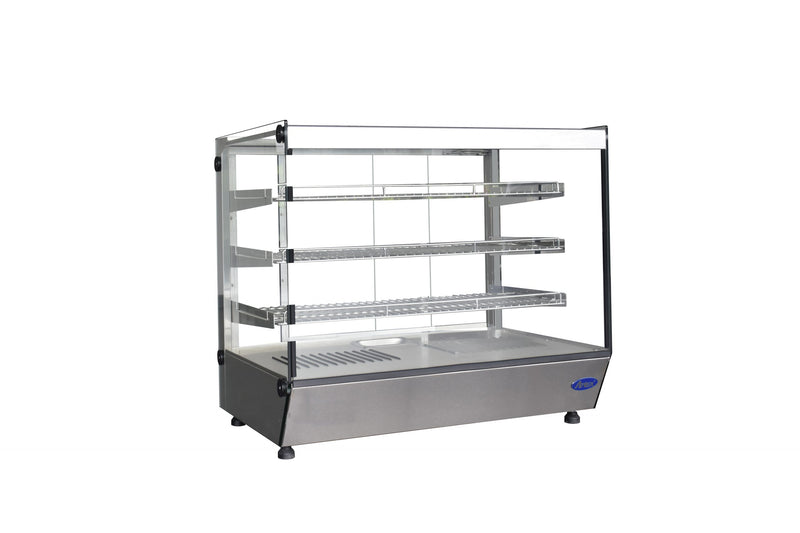 Countertop Heated Display Case, Square (7.1 cu ft)