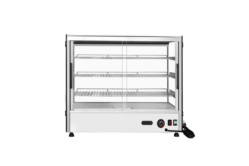 Countertop Heated Display Case, Square (7.1 cu ft)