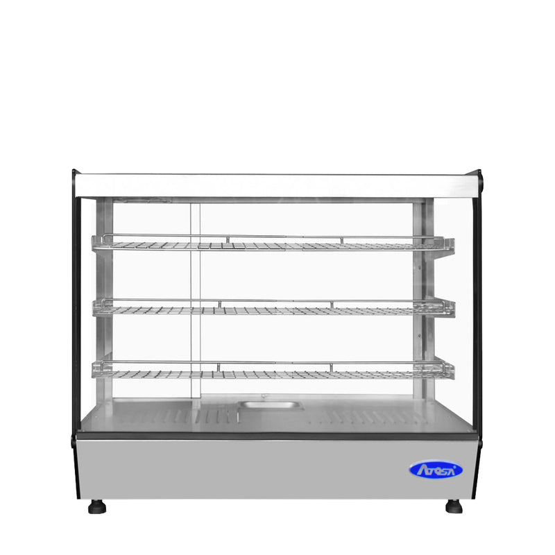 Countertop Heated Display Case, Square (5.3 cu ft)