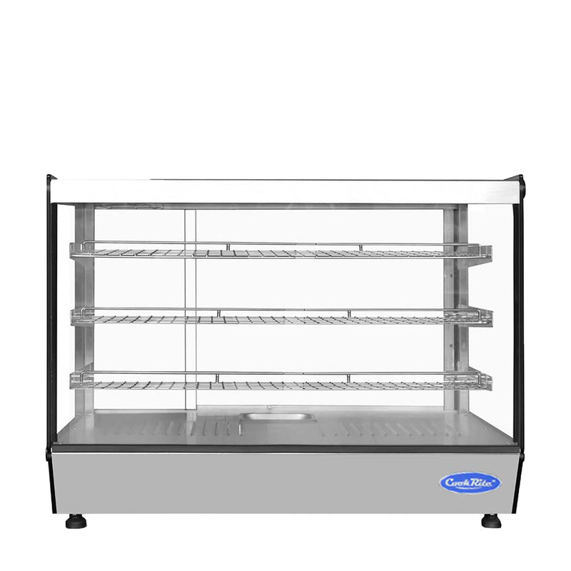 Countertop Heated Display Case, Square (7.1 cu ft)