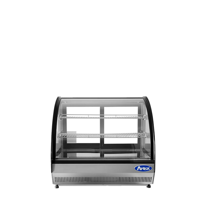 Countertop Refrigerated Display Curved, 3.5 Cu Ft