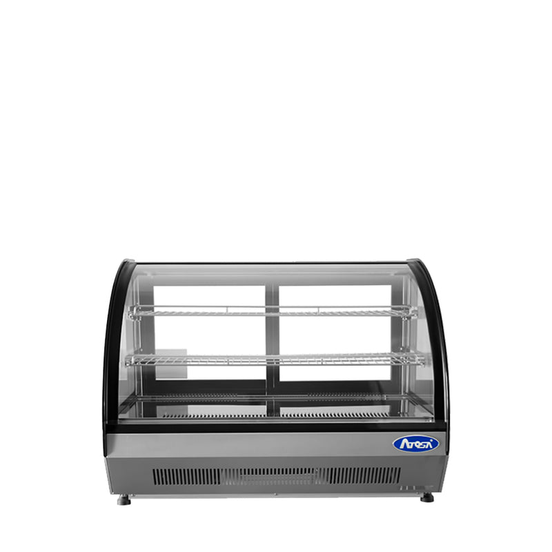 Countertop Refrigerated Display Case Curved 4.6 cu ft
