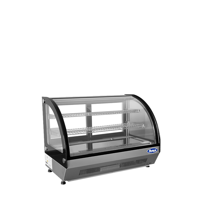 Countertop Refrigerated Display Case Curved 4.6 cu ft