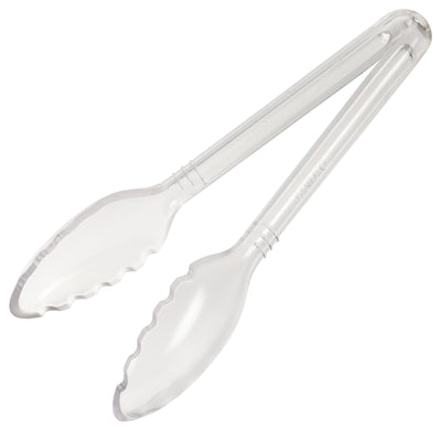 Curv™ 9" PC Serving Tongs, Clear
