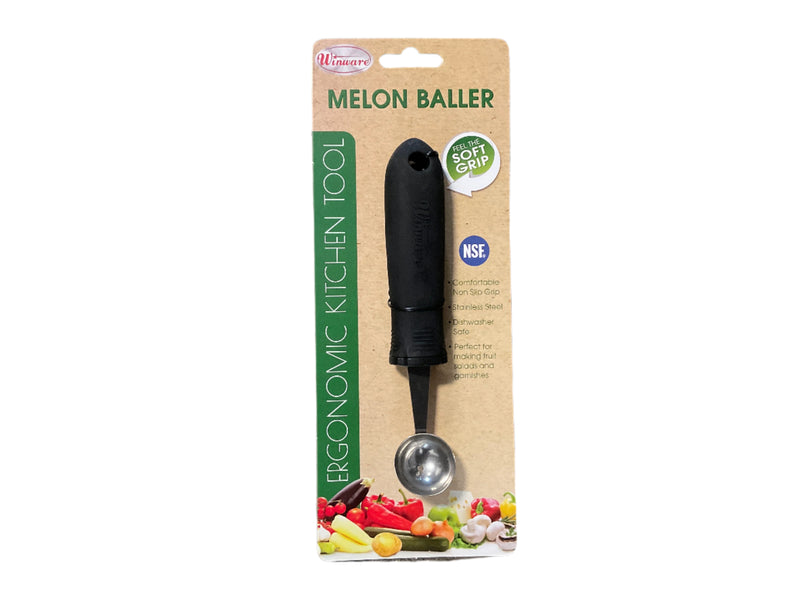 Sacabolas de melón, agarre suave, HDL, NSF