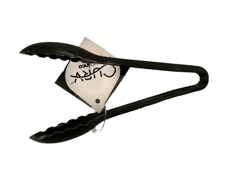 6” black tongs