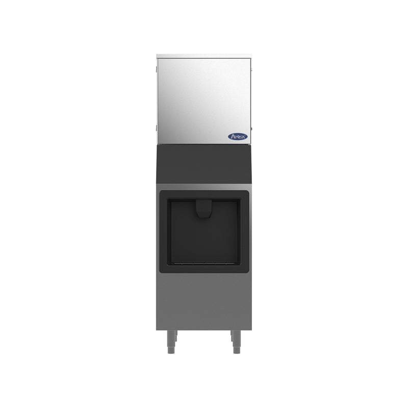 Modular Ice Maker, Cube-Style w/Built-in 160 lb Storage Bin, Hotel Ice Dispenser (350 LB / 24 HR)