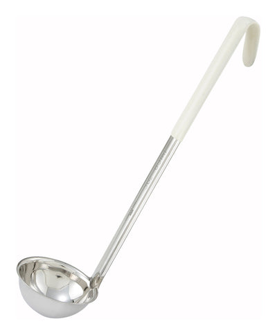 3oz, Ladle, One-piece, Ivory, S/S