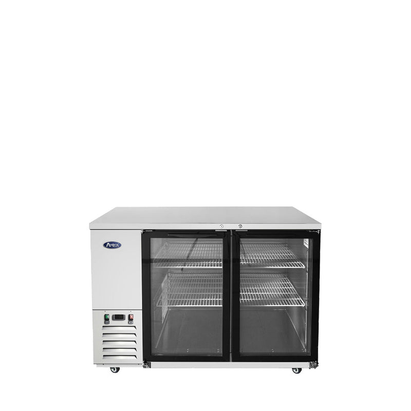 59" Back Bar Cooler w/ Glass Door