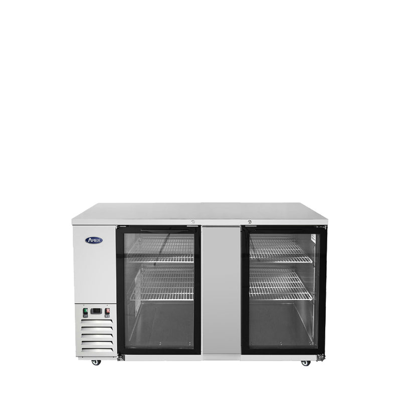 69" Back Bar Cooler w/ Glass Door