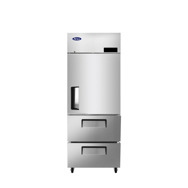 Top Mount 1-Section (1) Top Door/(2) Bottom Drawers Freezer