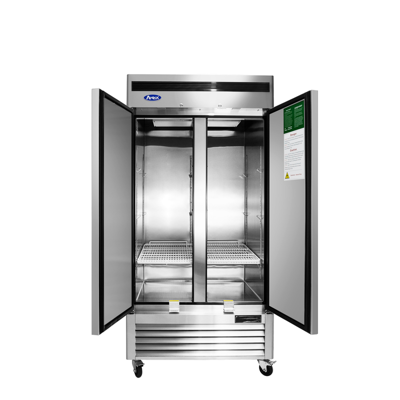 Bottom Mount Reach-in Slim 2 Door Refrigerator
