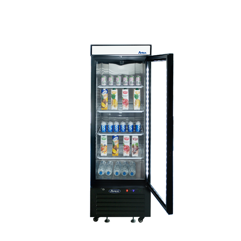 Bottom Mount One Glass Door Refrigerator 8.3 cu ft