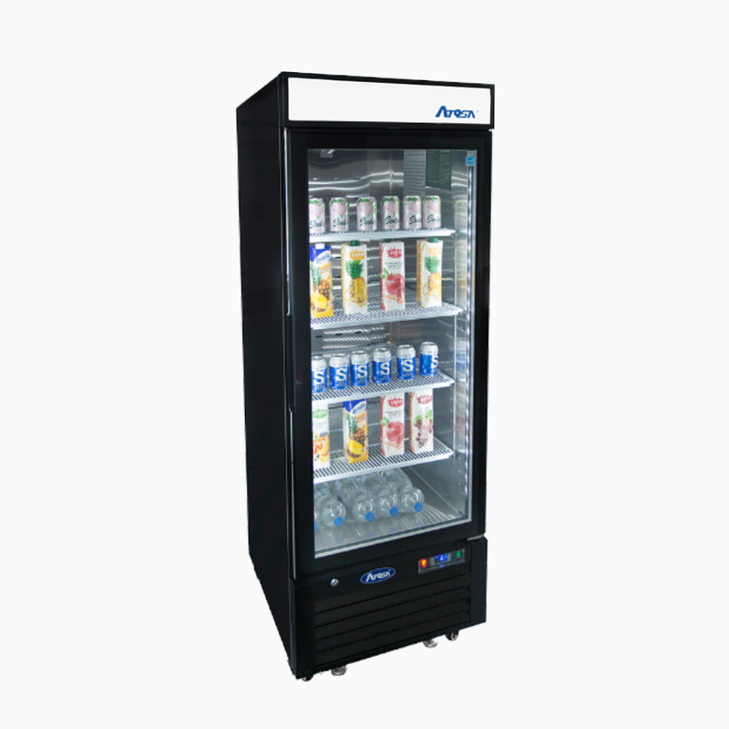 Bottom Mount One Glass Door Refrigerator 8.3 cu ft
