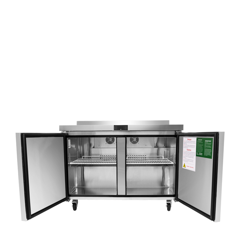 48" Worktop Freezer w/ Backsplash