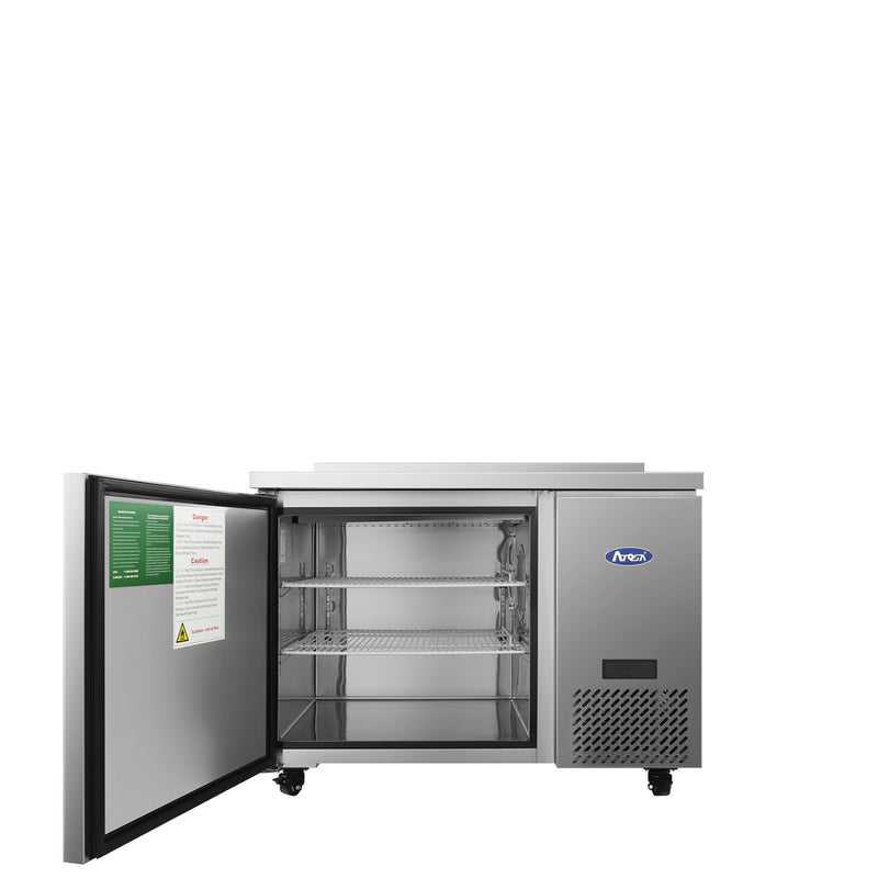 44" Worktop Refrigerator w/ Backsplash, Side Mount Compressor