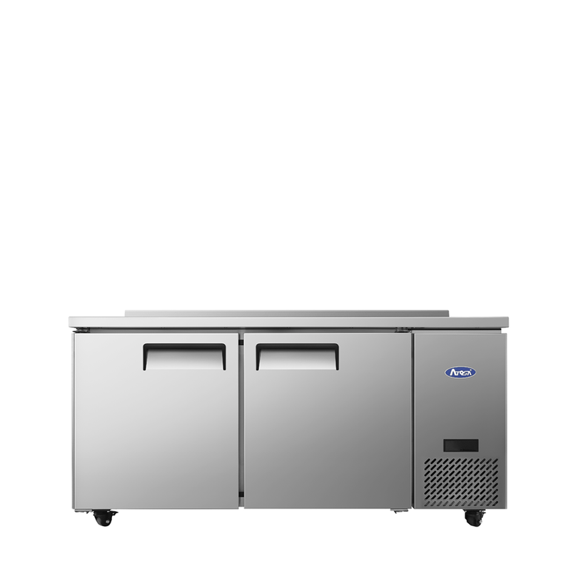 67" Worktop Refrigerator w/ Backsplash, Side Mount Compressor