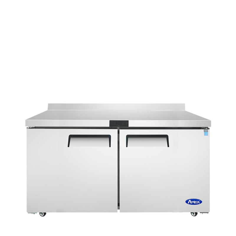 60" Worktop Freezer w/ Backsplash