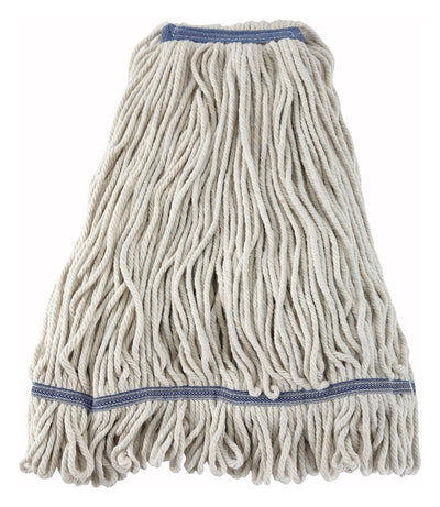 Mop Head, White Yarn, 32oz, 800g, Looped End