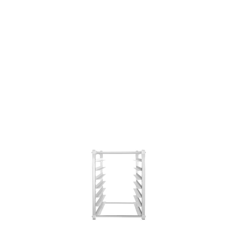 Heavy-Duty 7 Pan End Load Bun/Sheet Pan Rack for Rear-Mounted MGF/MSF Units (1/2-Sheet Pans)