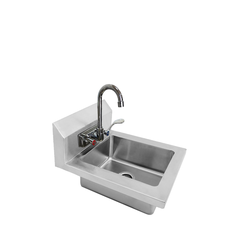 14″ Hand Sink with Wrist Blade Handles