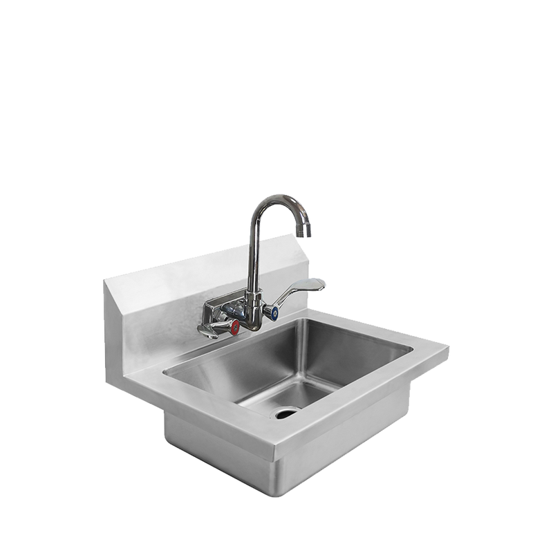 18″ Hand Sink with Wrist Blade Handles