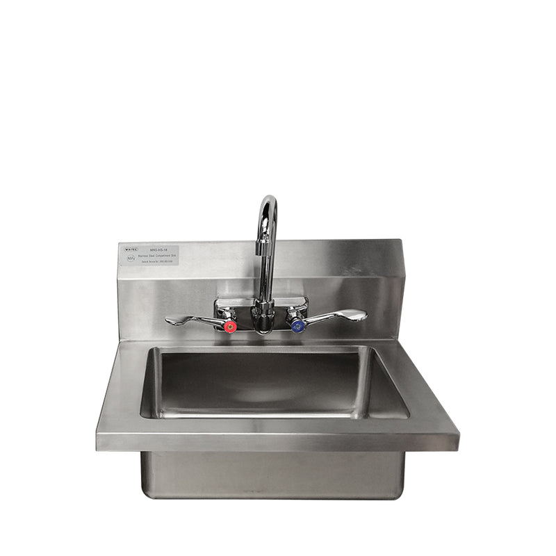 18″ Hand Sink with Wrist Blade Handles