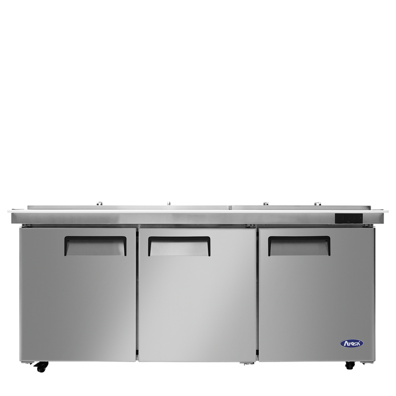72" Mega Top Sandwich Prep Table with Night Cover