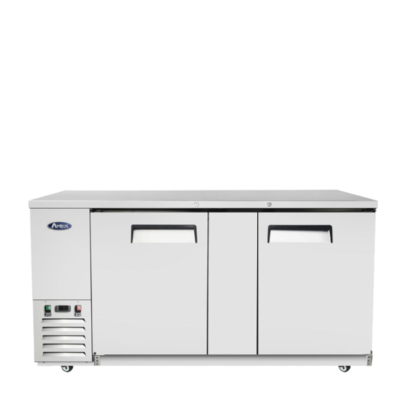 69" Back Bar Cooler Shallow Depth (S/S Exterior) Dimension: 68 W * 24-1 D * 40-1 H