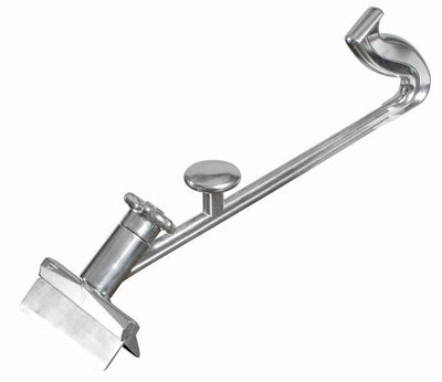 16" Grill Scraper, Dual Hdl, Alu