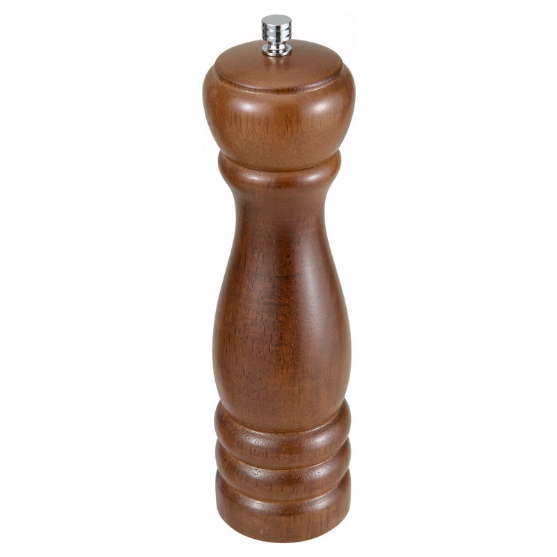 8" Traditional Pepper Mill, Oak Finish